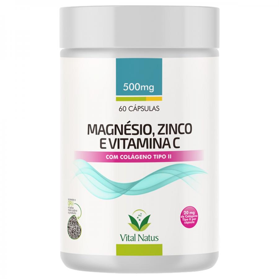 Colageno Tipo 2 + Magnesio + Zinco + Vitamina C Vital Natus