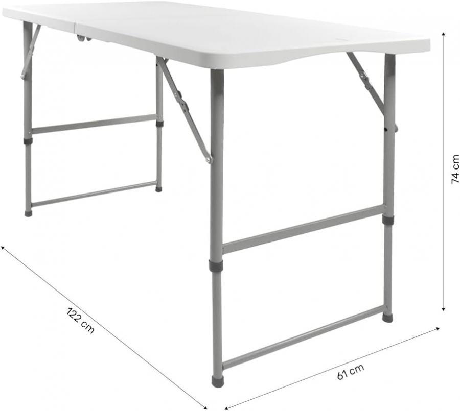 Mesa plegable 122cm