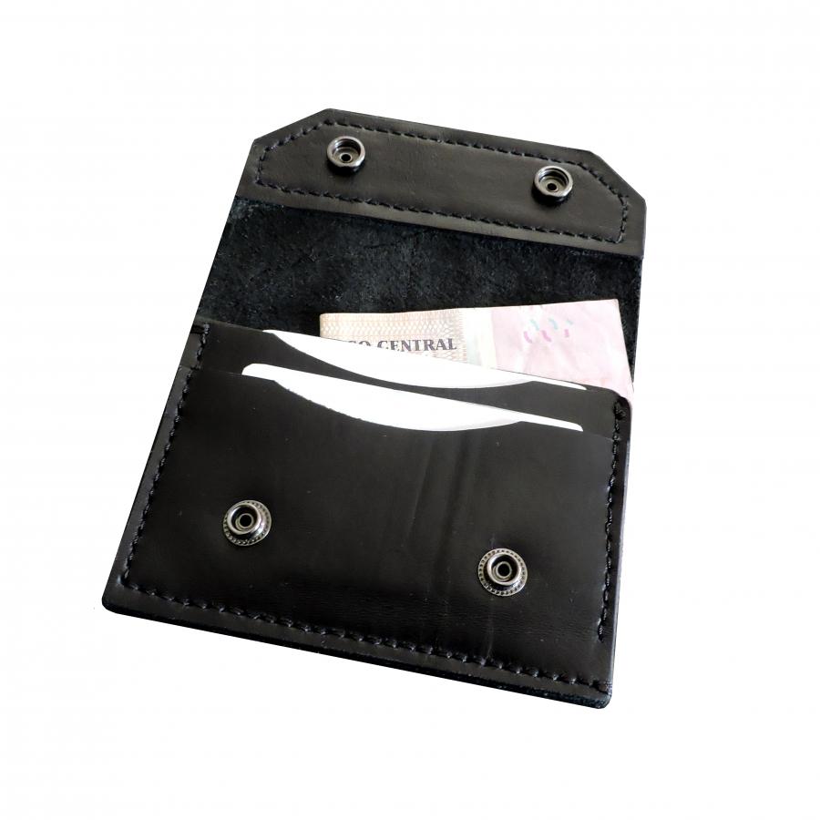 Billetera tarjetero con broches