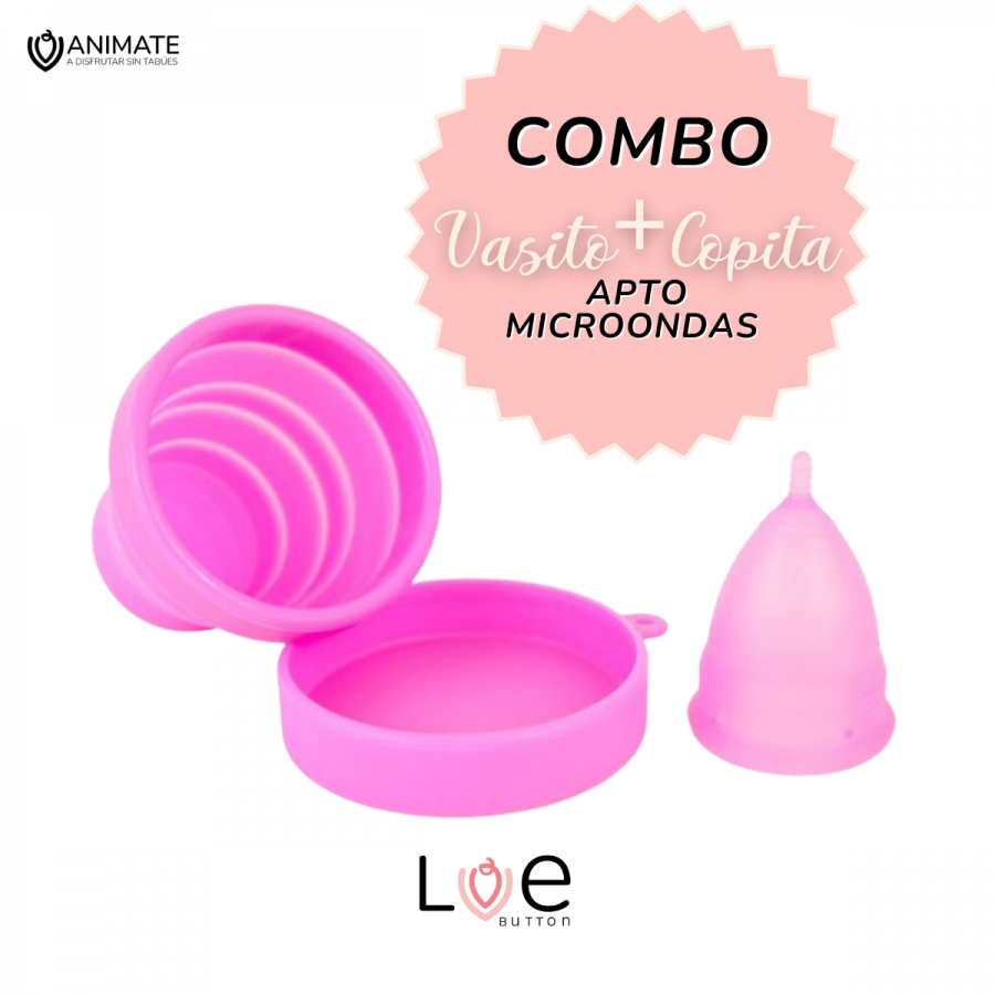 COPA MENSTRUAL + VASO ESTERLIIZADOR 
