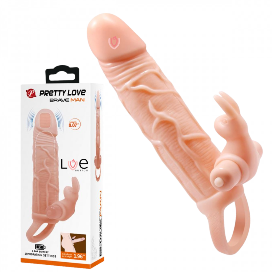 FUNDA DE EXTENSIÓN PENEANA VIBRADORA