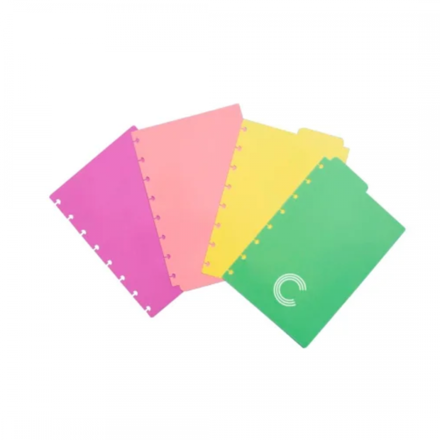 Separadores pastel para cuaderno inteligente A5