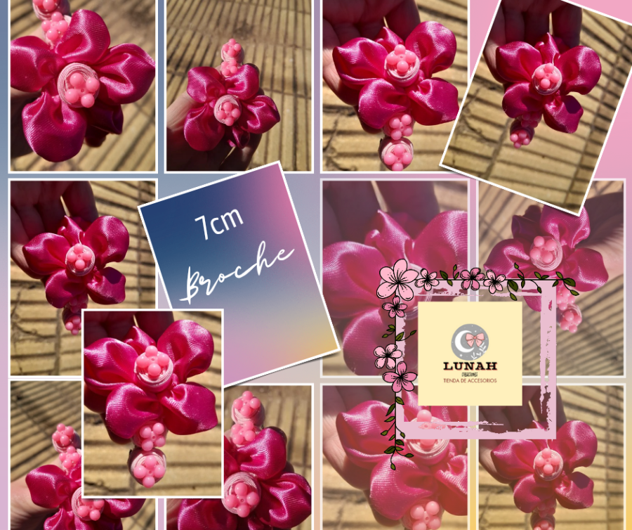 Broche Rosa 