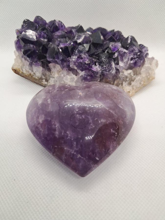 Corazón Amatista Pulido 155 grs.